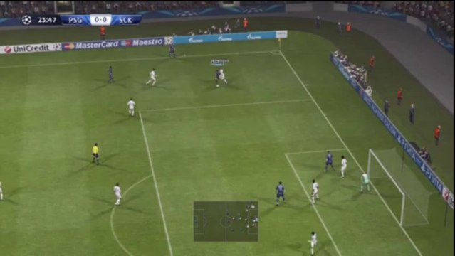 (thegamer) pes 2013 ligue des champions Paris Saint-Germain-schalke04 quart de finale aller