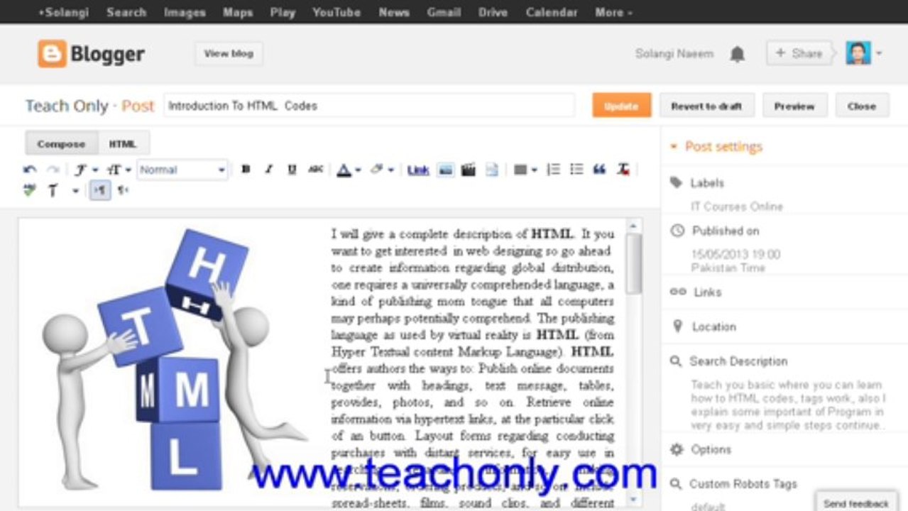 Introduction To HTML Code