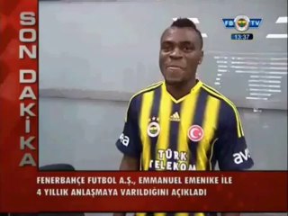 Emmanuel Emenike, yeniden Fenerbahçe'de 4 Yıllık Anlaşma İmzalandı !