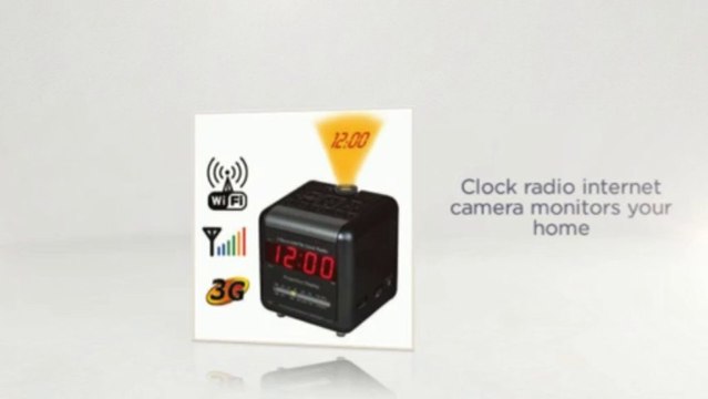 Clock radio internet camera – helps to monitor your home from any place