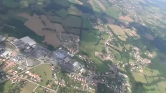 PARACHUTISME - CHAMPIONNATS DE FRANCE VICHY 2013 - VR4 « Les Justes Leblanc Saut2»- 9aout13