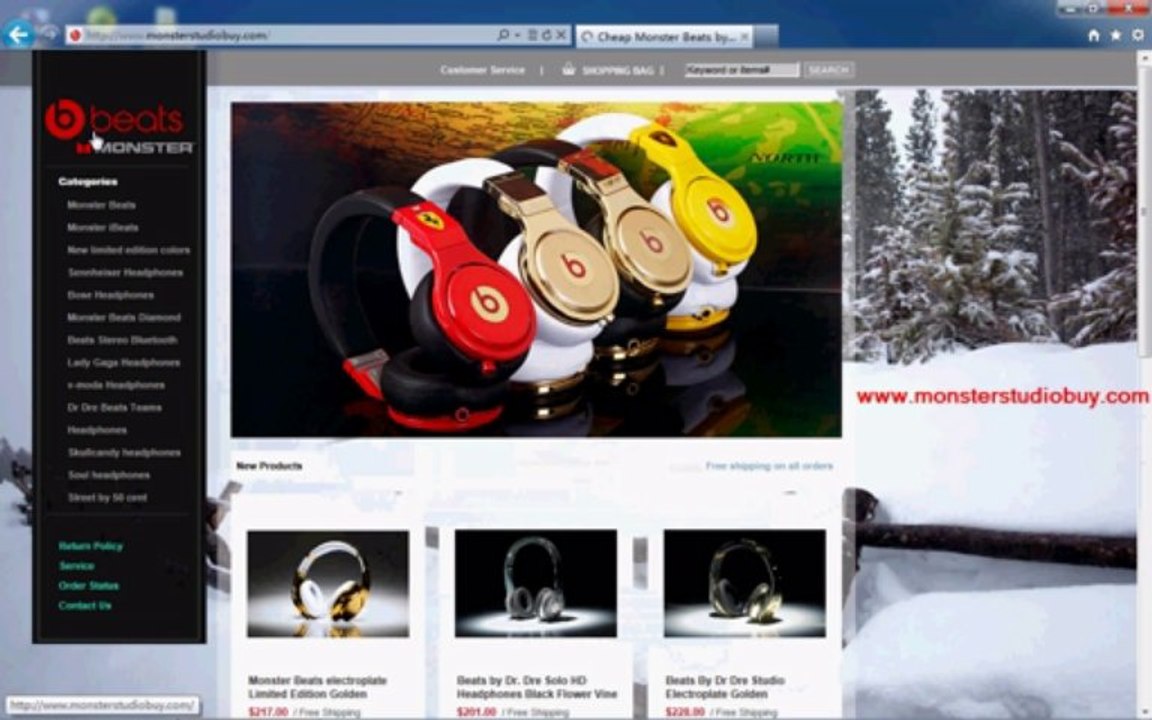 Cheap Monster Beats by Dr. Dre Studio Headphones-www.monsterstudiobuy.com