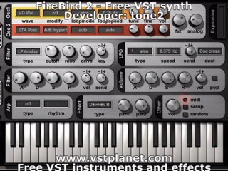 FireBird 2 - Free VST synth - vstplanet.com
