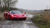 Insane Rally session with a Ferrari Enzo!!!