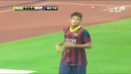 Malaysia FC Barcelona 3-1 Neymar Fabregas