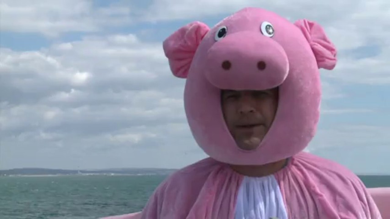 Grande-Bretagne: concours de machines volantes