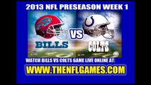 Watch Indianapolis Colts vs Buffalo Bills Live Game 2013 NFL Preseason
