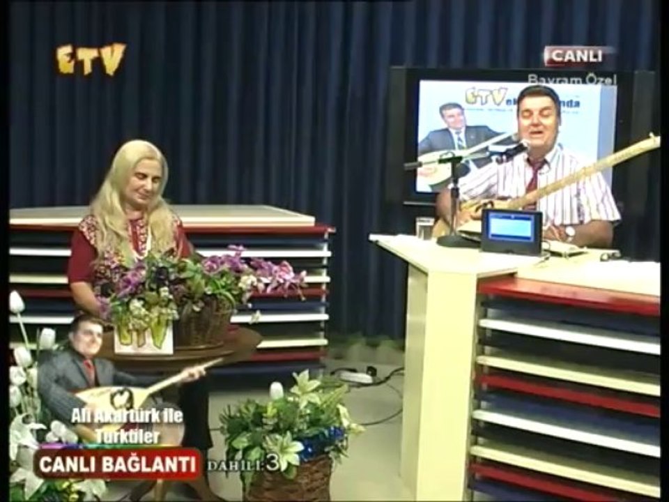 AÇILIŞ KONUK: FATMA GÜLER -(ALİ AKARTÜRKLE TÜRKÜLER BAYRAM ÖZEL -ETV )(09.08.2013)