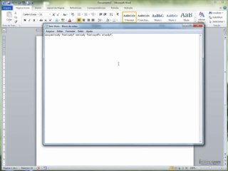 word2010  CAPÍTULO 1 - AULA 5 Separar e unir paragrafos