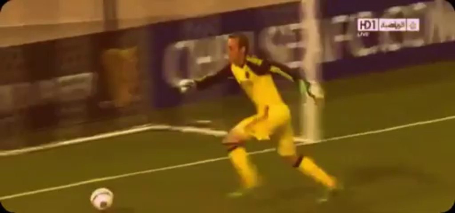 l'erreur du gardien de Chelsea Schwarzer contre la Roma