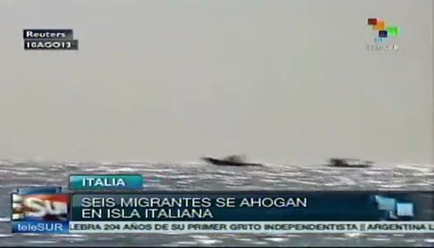 Mueren seis inmigrantes africanos frente a costas italianas