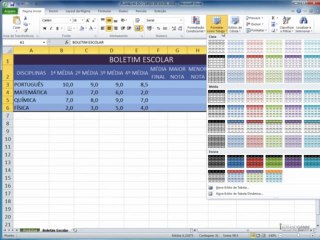 excel2010  CAPÍTULO 3 - AULA 2 Formatação da planilha