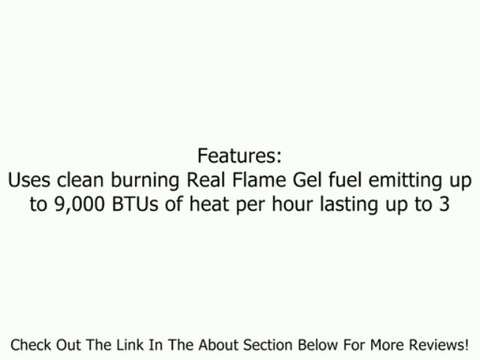 Real Flame Chateau Gel Corner Fireplace in Espresso Finish Review
