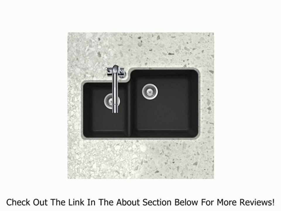 Houzer SOLIDO N-175 ONYX Schock-Houzer Solido Series N-175 Undermount 70/30 Double Bowl Kitchen Sink, Onyx Review