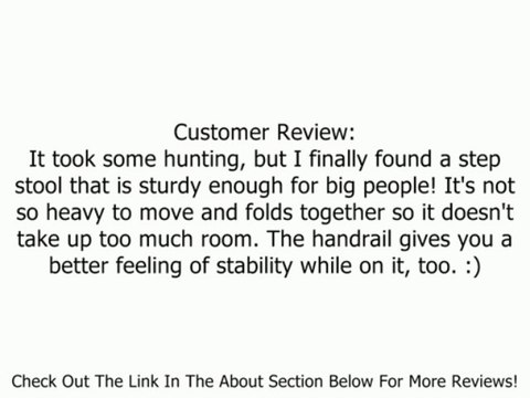 Xtend & Climb WT5 Professional Series Folding Step Stool with Handrail, 5-Step Review