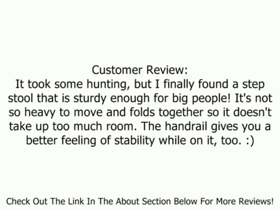 Xtend & Climb WT5 Professional Series Folding Step Stool with Handrail, 5-Step Review