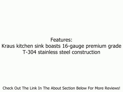 Stainless Steel Farmhouse Kitchen Sink Faucet/Dispenser Review
