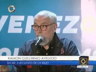 MUD: Si Uzcátegui es inhabilitado, tenemos un espacio en el tarjetón para un candidato de consenso