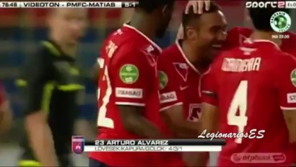 Gol de Arturo Alvarez - Videoton FC 5-1 Pecsi MFC - Székesfehérvár, Sóstói Estadio TP Bank Liga