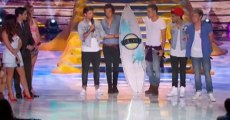 One Direction Accepting Awards at Teen Choice Awards