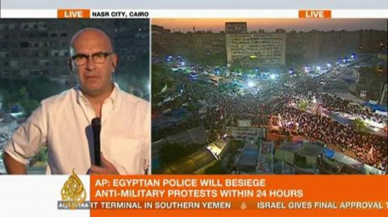 Crackdown on Cairo protests reportedly imminent