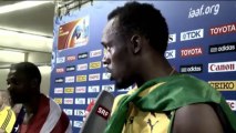 Mundiales de Moscú - La broma de Usain Bolt