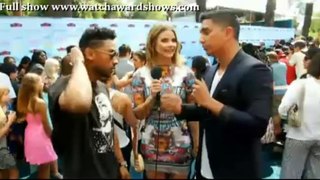 #TCA2013 Miguel red carpet interview Teen Choice Awards 2013