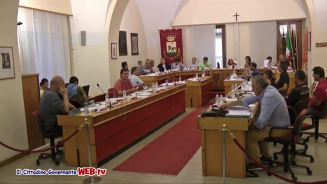 Consiglio comunale 29 luglio 2013 mozione fallimento Sogesa intervento De Carolis