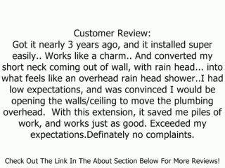 Danze D481170PBV 13-Inch Curved Adjustable Shower Arm, Polished Brass PVD Review