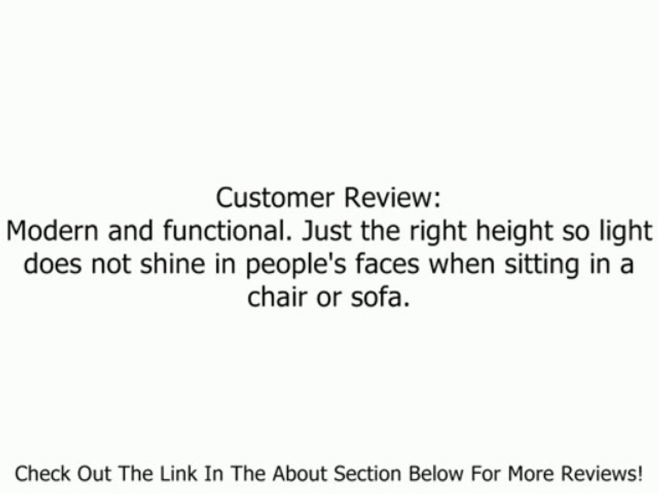 Dainolite 83323F-SC Floor Lamp with Linen Shade, Satin Chrome Review