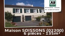A vendre - maison - SOISSONS (02200) - 6 pièces - 135m²