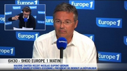 Dupont-Aignan : "Souhaite à François Hollande d'ouvrir les yeux"