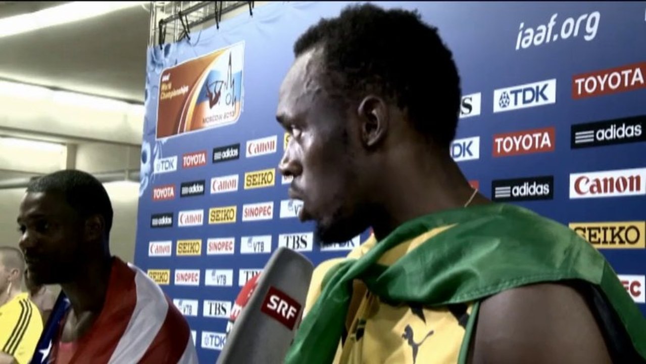 WM: Bolt scherzt über Gatlin