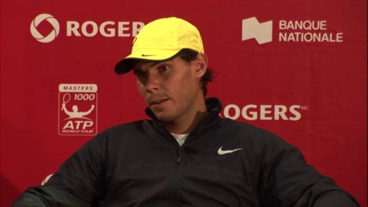 Rafael Nadal's press conference after his Victory at Rogers Cup 2013