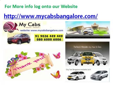 City Taxi Bangalore, Taxi Bangalore