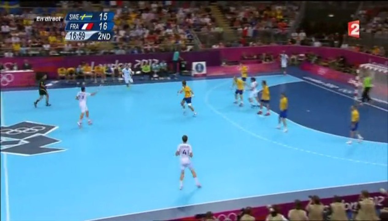 JO 2012 finale (fin match) - Suède 21-22 France [2012-08-12]