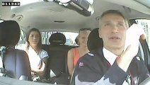 Le premier ministre norvégien joue les chauffeurs de taxi