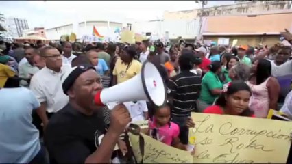 Protesta contra la corrupción en República Dominicana