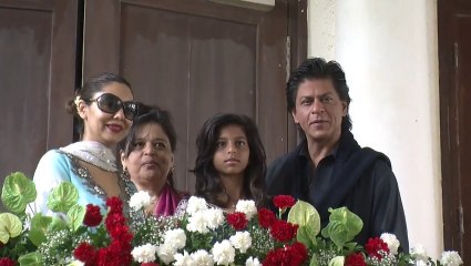 Shahrukh Khan Eid Celebration At Mannat With Family 2013 -Uncut Visuals