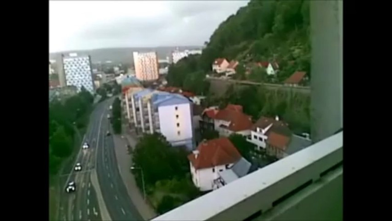 DISCO POLO-DESZCZOWA PIOSENKA -UNWETTER IN SUHL(06.08.13)