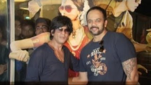 Shahrukh Khan & Rohit Shetty Promotes Chennai Express @ CineMAX Versova