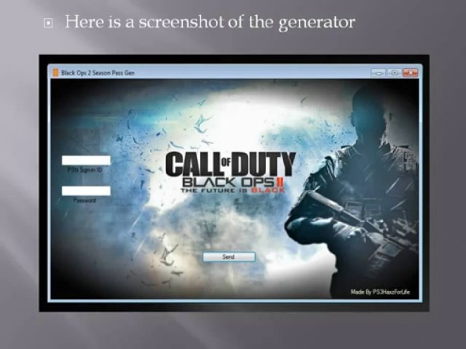 Latest August Black Ops 2 Psn Season Pass Generator