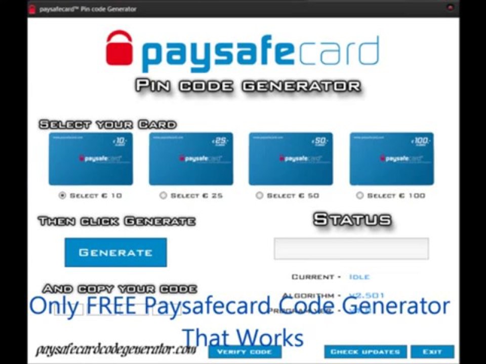 Paysafecard Code Generator - Can You Really Generate Paysafecard Codes? -  video Dailymotion