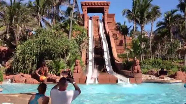 Atlantis Bahamas, Water Slides and Sharks