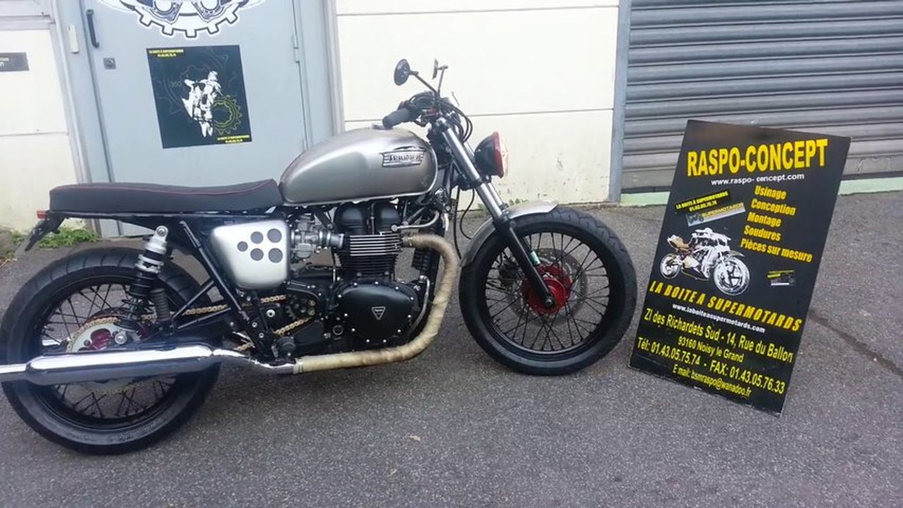 Triumph Bonneville T100 Laurent by Raspo Custom Garage
