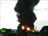 Images impressionnantes d'un incendie dans une raffinerie au Vénézuela!!