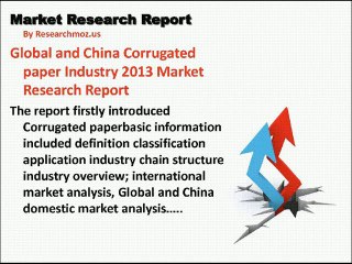 Global and China Corrugated paper Industry 2013 Market Research Report