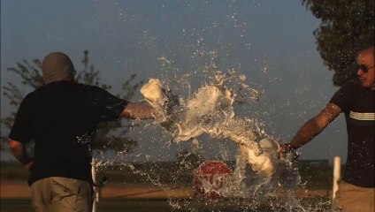 Slow Motion video of Milk Jousting at 4000 frames per second!!!