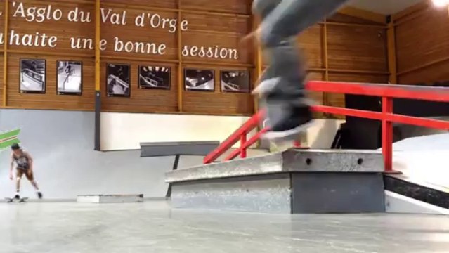 BORIS LEE skatepark villiers (108DMT skateboarding 2013)