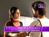 Madhubala Ek Ishq Ek Junoon -  Madhubala brings RK the divorce papers in jail  UNCUT